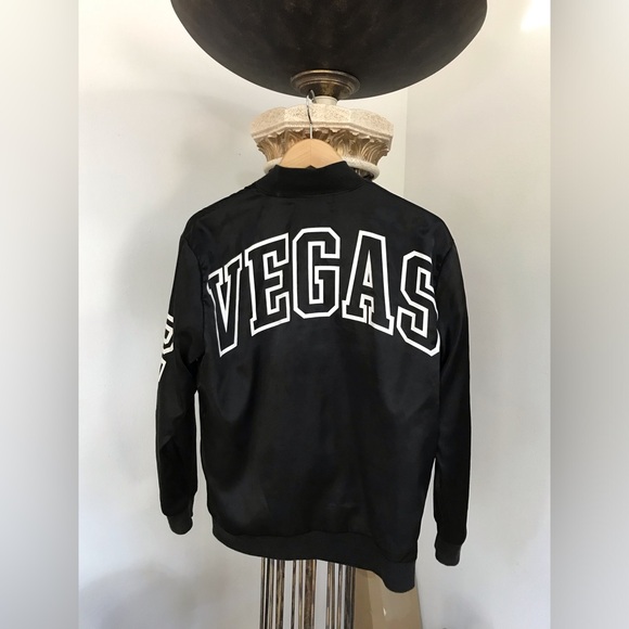 Victoria’s Secret / PINK Silky Black Vegas Bomber Jacket - XS - Picture 4 of 6